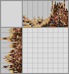 Japanese crossword &laquo;Leonardo da Vinci - Portrait of a young woman with juniper (Fragment)&raquo;