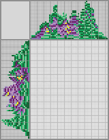Japanese crossword &laquo;Forest violet&raquo;