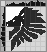 Japanese crossword &laquo;Lion&raquo;