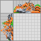 Japanese crossword &laquo;Fox with cub&raquo;