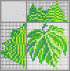 Japanese crossword &laquo;Leaf&raquo;