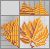 Japanese crossword &laquo;Leaf&raquo;