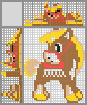 Japanese crossword &laquo;Horse&raquo;