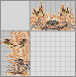 Japanese crossword «Lioness» Japanese crossword «Lioness»