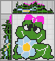 Japanese crossword &laquo;Frog&raquo;