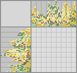 Japanese crossword «Frog in flowers» Japanese crossword «Frog in flowers»