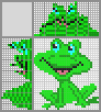 Japanese crossword &laquo;Frog&raquo;