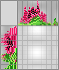 Japanese crossword &laquo;Poppy flower&raquo;