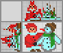 Japanese crossword &laquo;Little Santa and Snowman&raquo;