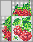 Japanese crossword &laquo;Raspberries&raquo;