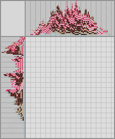 Japanese crossword «Raspberry Chocolate Parfait» Japanese crossword «Raspberry Chocolate Parfait»