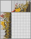 Japanese crossword &laquo;Dinopium benghalense&raquo;