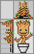 Japanese crossword &laquo;Baby Groot&raquo;