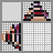Japanese crossword &laquo;MInecraft Netherite Pick&raquo;