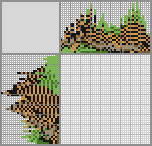 Japanese crossword &laquo;Miniature Jungle. Tiger&raquo;