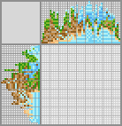 Japanese crossword «Miniature waterfall» Japanese crossword «Miniature waterfall»
