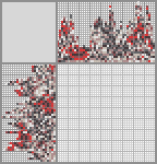 Japanese crossword &laquo;The mouse and the red flowers&raquo;