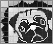 Japanese crossword &laquo;Pug&raquo;