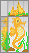 Japanese crossword &laquo;Sea Horse&raquo;