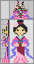 Japanese crossword &laquo;Mulan&raquo;