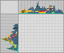 Japanese crossword &laquo;On the beach&raquo;