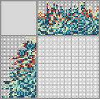 Japanese crossword «On the wave» Japanese crossword «On the wave»