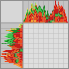 Japanese crossword &laquo;Nasturtiums&raquo;