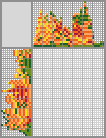 Japanese crossword &laquo;Nasturtium&raquo;