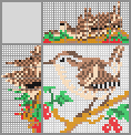 Japanese crossword &laquo;Little birdy&raquo;