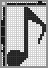 Japanese crossword &laquo;Musical note&raquo;