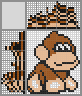 Japanese crossword &laquo;Monkey&raquo;