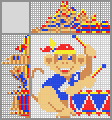 Japanese crossword &laquo;Marmoset&raquo;