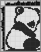 Japanese crossword &laquo;Panda&raquo;