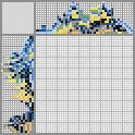 Japanese crossword &laquo;Eurasian Blue Tit&raquo;