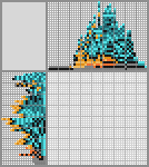 Japanese crossword &laquo;Common Kingfisher&raquo;
