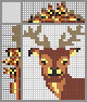 Japanese crossword &laquo;Deer&raquo;