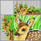 Japanese crossword «Fawn» Japanese crossword «Fawn»
