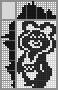 Japanese crossword &laquo;Olympic Bear 1980&raquo;