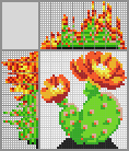 Japanese crossword &laquo;Opuntia&raquo;