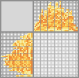 Japanese crossword «Orange calcite» Japanese crossword «Orange calcite»