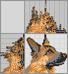 Japanese crossword &laquo;Sheep dog&raquo;