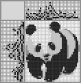 Japanese crossword &laquo;Panda&raquo;