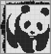 Japanese crossword &laquo;Panda&raquo;