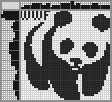 Japanese crossword &laquo;Panda (WWF)&raquo;