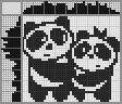 Japanese crossword &laquo;Pandas&raquo;