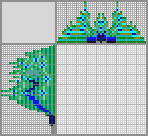 Japanese crossword «Peacock» Japanese crossword «Peacock»