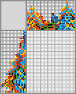 Japanese crossword &laquo;Peacocks&raquo;