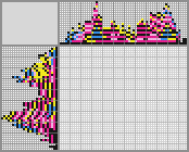 Japanese crossword &laquo;Peacock eye&raquo;