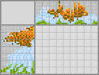 Japanese crossword &laquo;Bee on chamomile&raquo;