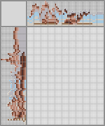 Japanese crossword &laquo;First steps on the beach&raquo;